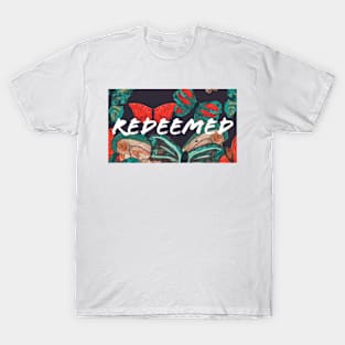 Redeemed Butterfly Design T-Shirt